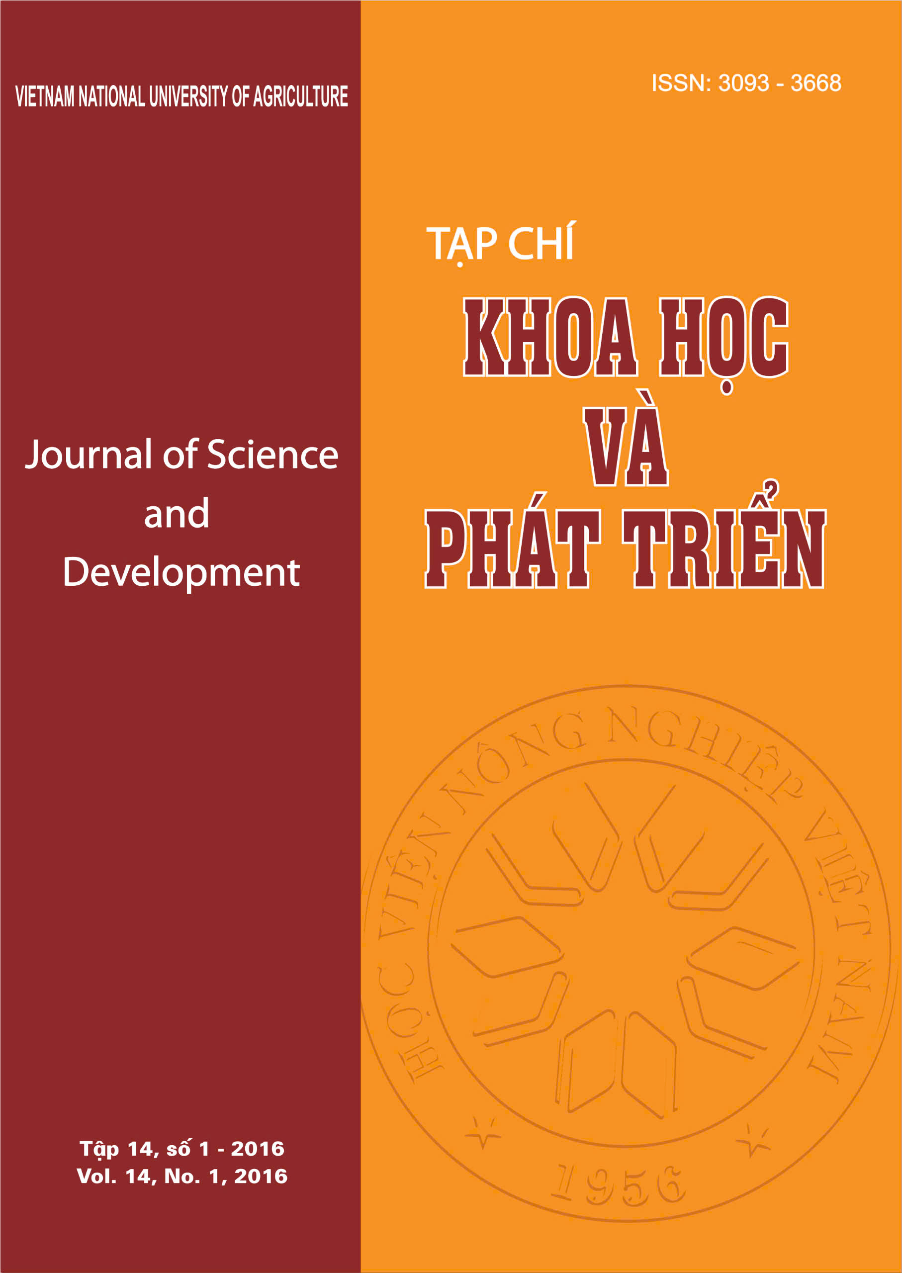					Xem Tập 14 Số 1 (2016)
				